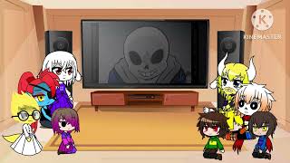 Undertale reacts to Underverse 00 [upl. by Edlun223]