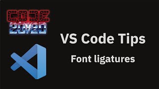 VS Code tips — Font ligatures [upl. by Ause887]