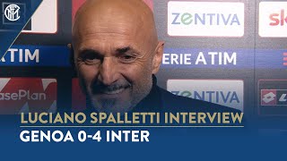 GENOA 04 INTER  LUCIANO SPALLETTI INTERVIEW quotA fantastic performancequot [upl. by Ceevah]