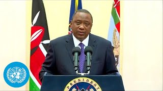 🇰🇪 Kenya  President Addresses General Debate 75th Session [upl. by Ratep983]