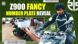 Z900❤️ NUMBER PLATE REVEAL🔥 FANCY NUMBER🤑 kawasaki z900 automobile telugumotovlogs ytshorts [upl. by Alehcim]