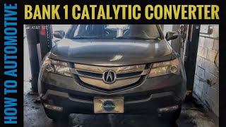 How To Replace The Bank 1 Catalytic Converter On A 20072013 Acura Mdx [upl. by Nirej]