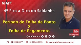 Folha de Ponto x Folha de Pagamento [upl. by Ayidah]