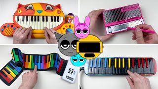 Sprunki Themes on cool different instruments [upl. by Aicile]