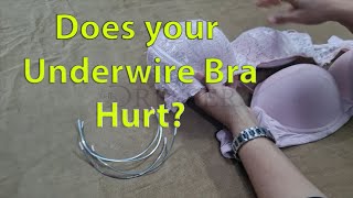 How to Fix an Underwire Bra by the dresser boutique  does your underwire bra hurt  underwirebra [upl. by Ahern]