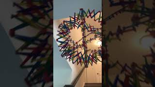 Hobermans Sphere Angular Momentum Conservation Demo [upl. by Binette]