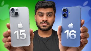 iPhone 16 vs iPhone 15  Extremely Detailed Comparison 😳 [upl. by Adahsar]