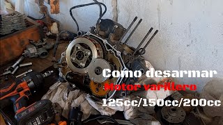 Desarmando motor varillero 150cc125cc200cc [upl. by Notsyrb275]