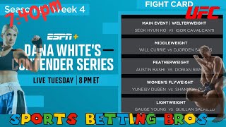 Dana White Contender Series Live Stream with Instant Reaction and Play by Play Analysis [upl. by Sorel]