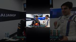 😅Lance Stroll tells Daniel Ricciardo he enjoyed the Safety car ☠️ 2017 Baku Cooldown Room irony 🤣 [upl. by Cuthbert]