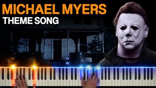 Michael Myers  Halloween Theme Song Piano amp Synth Version [upl. by Amatruda]