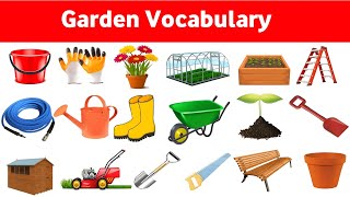 Garden Vocabulary Words  Gardening Tools garden LittleFont [upl. by Gayner]