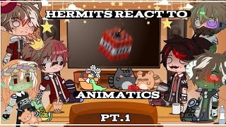 Hermits React to Animatics Pt13HermitcraftAngst [upl. by Assenar806]