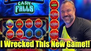 10 Massive Jackpots That Will Have You Hooked On The New Cash Falls Slot Machine SlotHopper [upl. by Giordano]