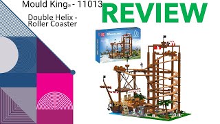 Mould King®  11013 Double Helix Roller Coaster REVIEW  Bens Lego ®  Klemmbausteine Welt  141 [upl. by Iret658]