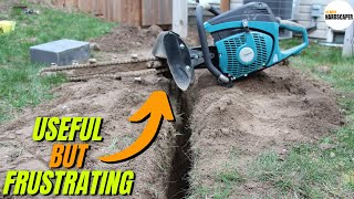 Handheld Trencher for Easy Trenching  GeoRipper Review [upl. by Ney]