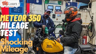 Royal Enfield Meteor 350 Fireball Mileage Test  Ride  Full Detail Review  Before First Service [upl. by Eedyak977]