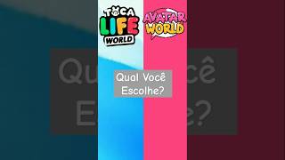 Toca life world VS Avatar world cute funny tocaboca vira 100kview 100kdeinscritos part5 [upl. by Ahsaek]