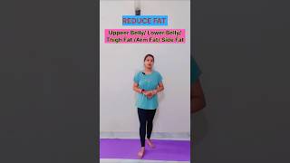 REDUCE FAT sidefat bellyfat armfat lowerbellyfat workout exercise weightloss beginners [upl. by Edmea]