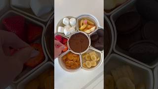 ASMR FONDUE TRAY RESTOCK asmr satisfying fondue datenight snackidea snacks dessert [upl. by Ruiz]