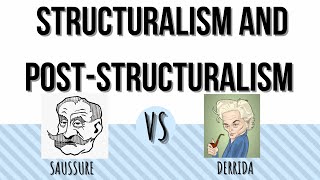 Differences and Similarities between Structuralism and PostStructuralism  Critical Theory [upl. by Anaderol]