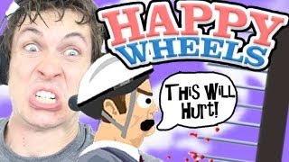 Happy Wheels  SPIKE RIDING [upl. by Henryk]