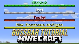 BOSSBAR Befehl  Minecraft Tutorial Snapshot 18w05a [upl. by Sterling]