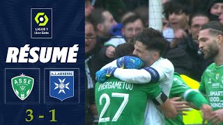 AS SaintÉtienne vs AJ Auxerre 31  All Goals amp Extended Highlights  Ligue 1 20242025 [upl. by Neiman]