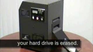 Destroy Hard Drive Data with the Garner HD3 Degausser [upl. by Sisely157]