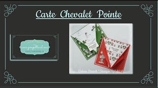 Carte chevalet pointe StampinUp [upl. by Wheelwright686]