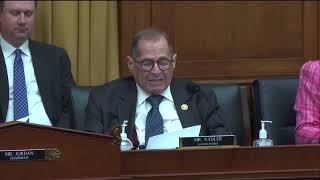 Jerry Nadler fact checks Jim Jordan at media collusion hearing [upl. by Ahsikrats]