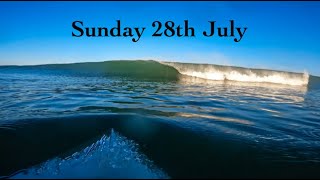 Croyde bay Sunday 28th July POV SURF [upl. by Guenzi]