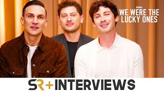 Logan Lerman amp We Were The Lucky Ones Stars On The Family Dynamic In Shows Excellent Scripts [upl. by Anileuqcaj]