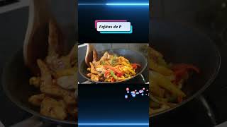 Receta de Fajitas de POLLO 😋 fajitasdepollo fajitas recetas [upl. by Akcira]