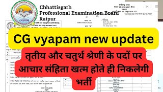 cg jobs  cg vyapam update  cg vacancy update  cg vacancy update 2024 cgjob cgjobsnotification [upl. by Laoj]