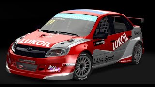 Assetto Corsa Lada Granta WTCC specs 2012 [upl. by Ardnuas]