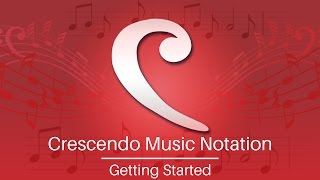 Crescendo Music Notation Tutorial  Getting Started [upl. by Chaffee27]