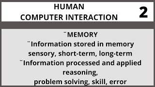 Human Computer Interaction Lecture 2 in Urdu  Hindi I Vcomsat [upl. by Walford730]