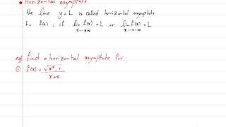 Horizontal asymptote [upl. by Lexie]