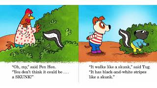 Read Aloud Scram the Skunk Tug the pup and friends [upl. by Longtin612]