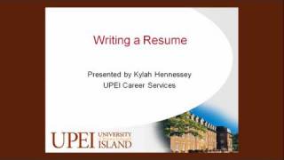 Resume Writing [upl. by Toiboid]