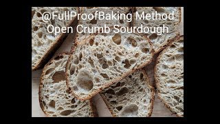 How To Make A Basic Open Crumb Sourdough Bread [upl. by Quar]