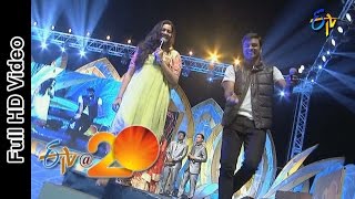 Hemachandra and Geetha Madhuri Performs  Masala Mirchi Song in Vijayanagaram ETV  20 Celebrations [upl. by Annasus]