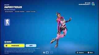 Fortnite September 14th Item Shop Infectious Emote [upl. by Saideman]