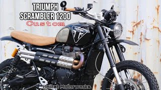 Triumph SCRAMBLER 1200 Custom  by Unikat Motorworks [upl. by Wareing]