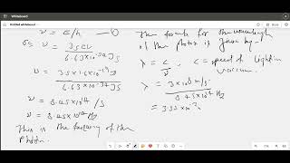 Frequency and wavelength of a light photon [upl. by Nayt]