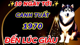 TIẾT LỘ SỰ THẬT 10 NGÀY TỚI  CANH TUẤT 1970 HỐT TRỌN LỘC TRỜI  ĐỔI ĐỜI CỰC GIÀU  GIÀU CÀNG GIÀU [upl. by Dlanger]