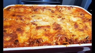 Comment réaliser une délicieuse lasagne à litalienne Best lasagna Bolognese recipeDîner rapide [upl. by Ayhay501]