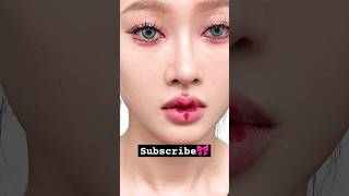 Korean lipstick tutorial shorts youtubeshorts lipstick ytshorts trending hacks makeup [upl. by Aleehs]