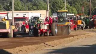 2010 Dayton OH Montgomery County Fair 6200lb NA tractor pull 3 [upl. by Rodablas]